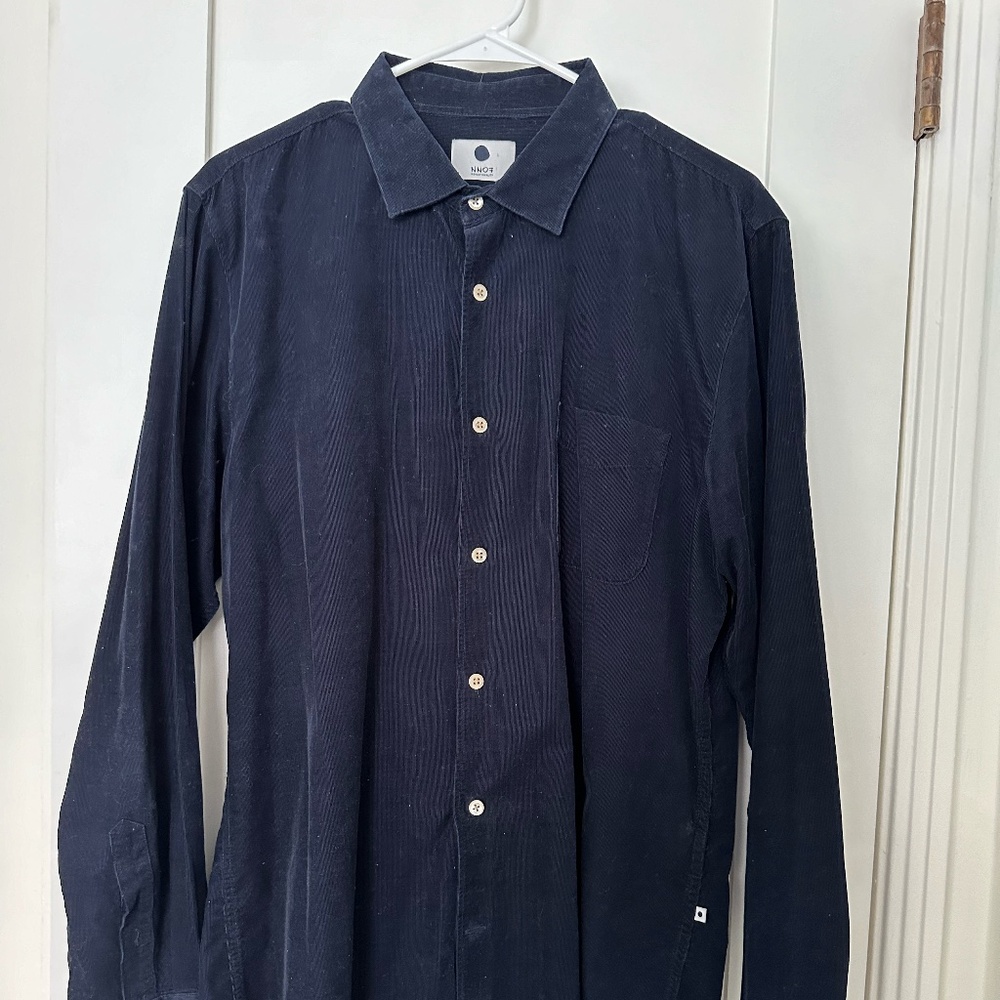 NN07 Micro Cord Slim Fit Button Down